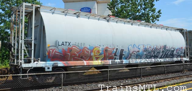 Car/wagon LATX7000 right side / coté droit